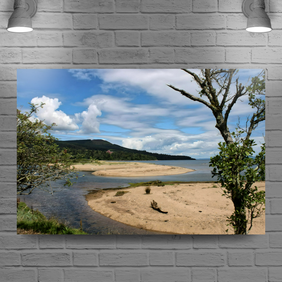 Canvas Art. Scottish Landscapes & Seascapes. Fisherman's Walk. Brodick. Isle of Arran. Scotland.