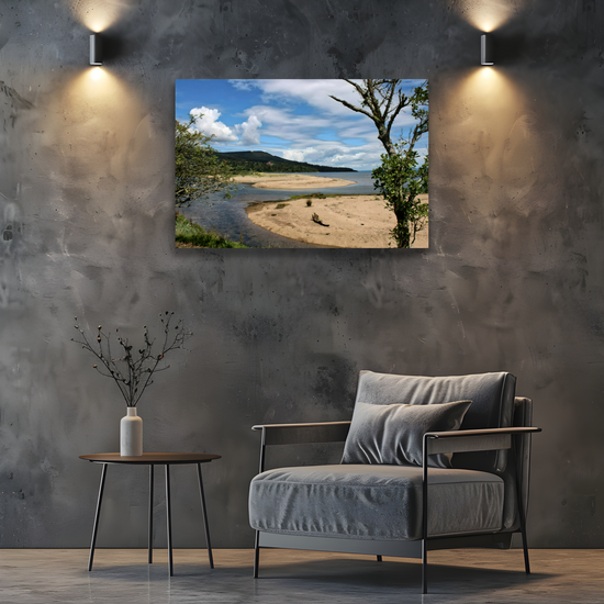 Canvas Art. Scottish Landscapes & Seascapes. Fisherman's Walk. Brodick. Isle of Arran. Scotland.