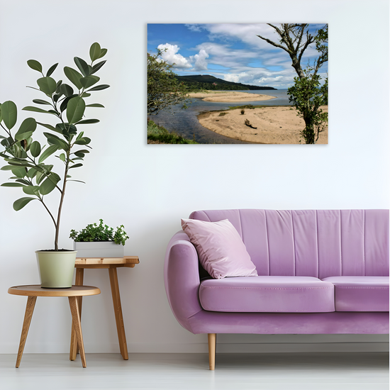 Canvas Art. Scottish Landscapes & Seascapes. Fisherman's Walk. Brodick. Isle of Arran. Scotland.