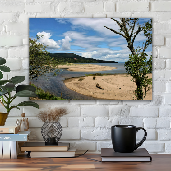 Canvas Art. Scottish Landscapes & Seascapes. Fisherman's Walk. Brodick. Isle of Arran. Scotland.