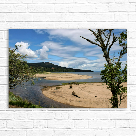 Canvas Art. Scottish Landscapes & Seascapes. Fisherman's Walk. Brodick. Isle of Arran. Scotland.