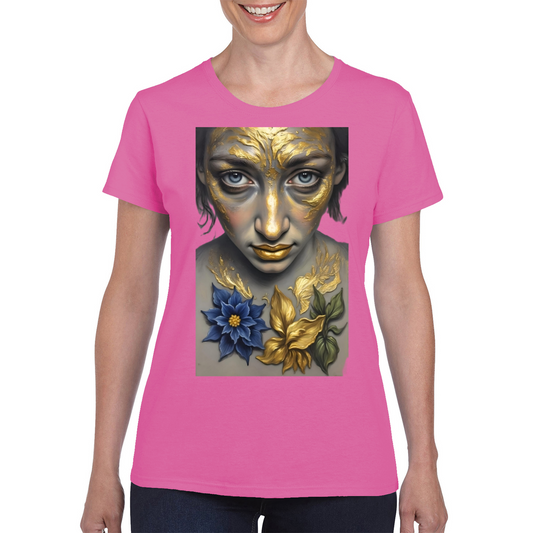 Canvas Art. The Ladies Funky Art T - Shirt.