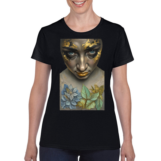 Canvas Art. The Ladies Funky Art T - Shirt.