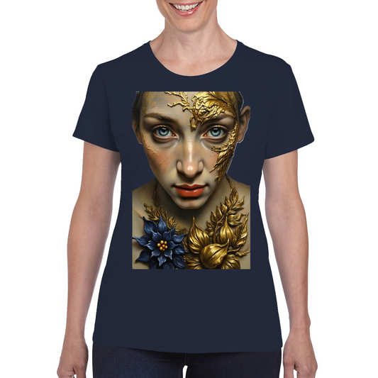Canvas Art. The Ladies Funky Art T- Shirt.