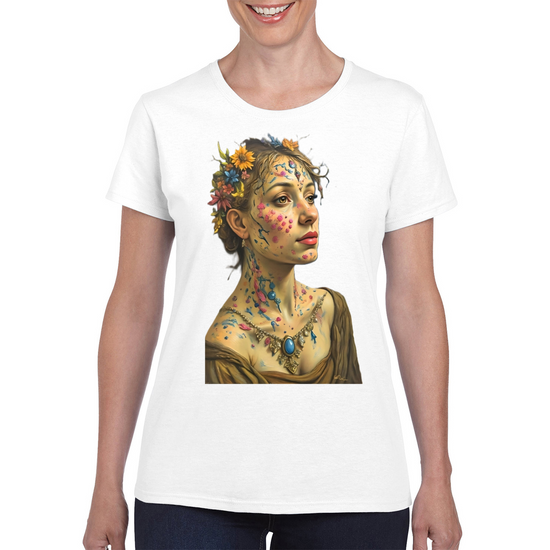 Canvas Art. The Ladies Funky Art T- Shirt.
