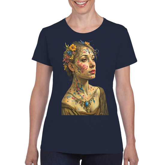 Canvas Art. The Ladies Funky Art T- Shirt.