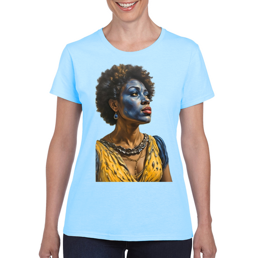 Canvas Art. The Ladies Funky Art T -Shirt.