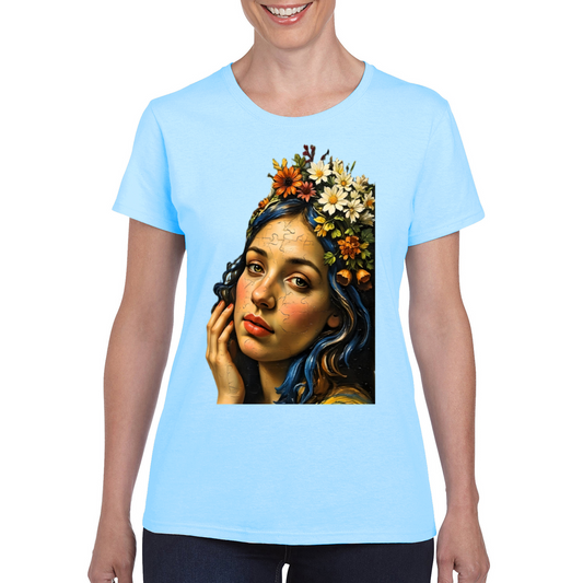 Canvas Art. The Ladies Funky Art T - Shirt.