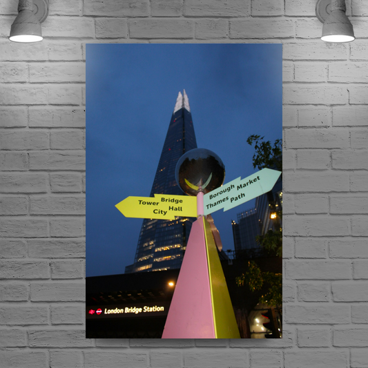 Canvas Art. Cityscapes & Landmarks. The Shard. London. England.