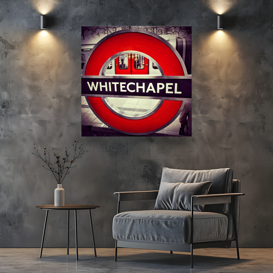 Canvas Art. Cityscapes & Landmarks. Whitechapel Tube Station. London. England.