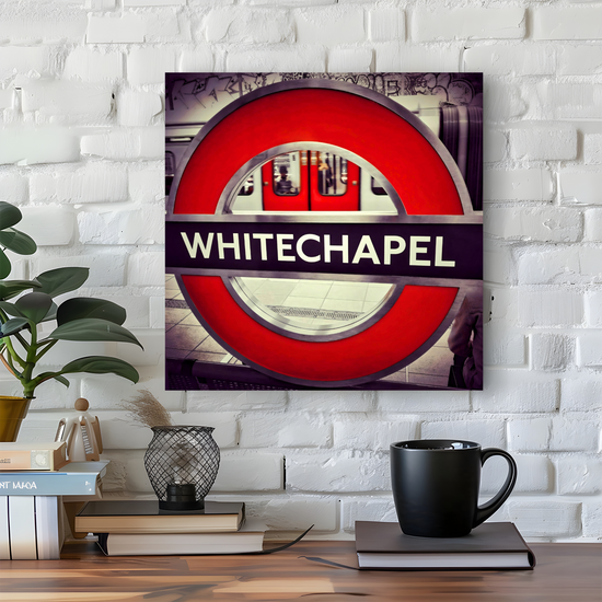 Canvas Art. Cityscapes & Landmarks. Whitechapel Tube Station. London. England.