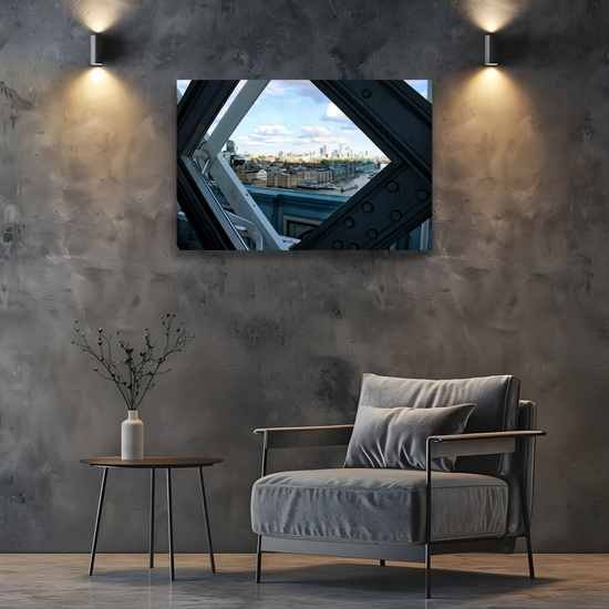 Canvas Art. Cityscapes & Landmarks. Tower Bridge Glass Floor. London. England.