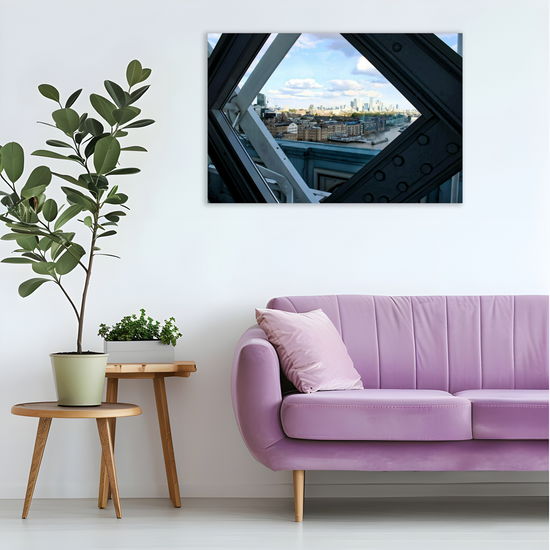 Canvas Art. Cityscapes & Landmarks. Tower Bridge Glass Floor. London. England.