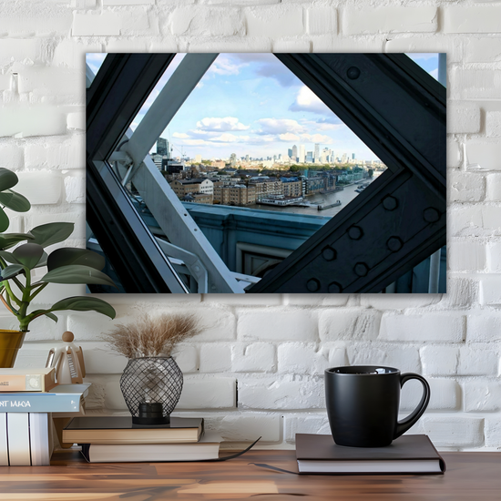 Canvas Art. Cityscapes & Landmarks. Tower Bridge Glass Floor. London. England.