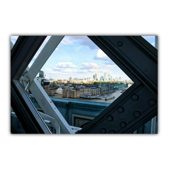 Canvas Art. Cityscapes & Landmarks. Tower Bridge Glass Floor. London. England.