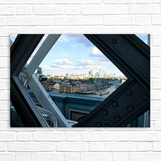 Canvas Art. Cityscapes & Landmarks. Tower Bridge Glass Floor. London. England.