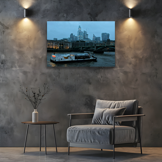 Canvas Art. Cityscapes & Landmarks. River Thames. London. England.