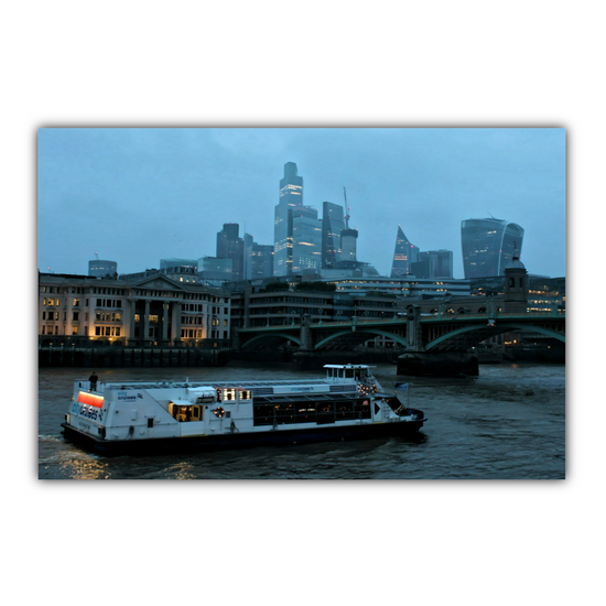 Canvas Art. Cityscapes & Landmarks. River Thames. London. England.