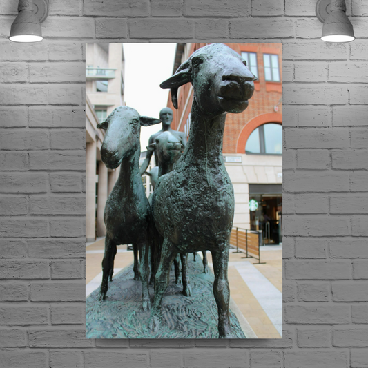 Canvas Art. Cityscapes & Landmarks. Paternoster Square. London. England.