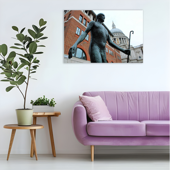Canvas Art. Cityscapes & Landmarks. Paternoster Square. St. Paul's Cathedral. London. England.