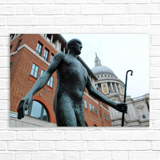 Canvas Art. Cityscapes & Landmarks. Paternoster Square. St. Paul's Cathedral. London. England.