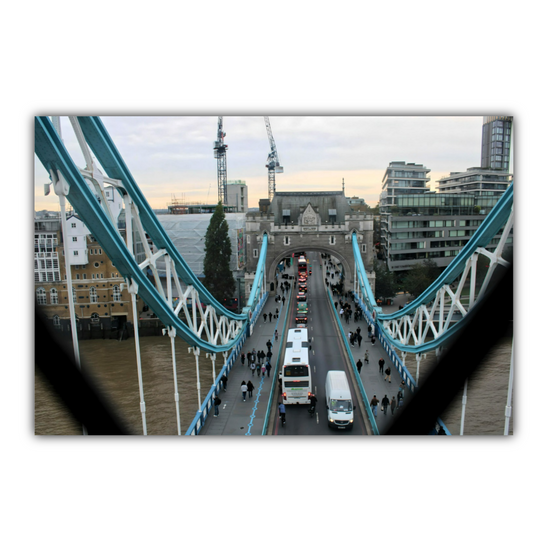 Canvas Art. Cityscapes & Landmarks. Tower Bridge Aerial View. London. England.