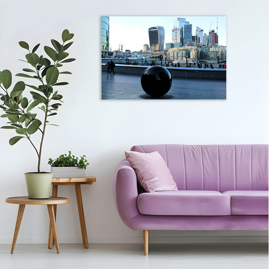 Canvas Art. Cityscapes & Landmarks. London Skyscrapers. The Cheese Grater  & The Walkie Talkie. London. England.