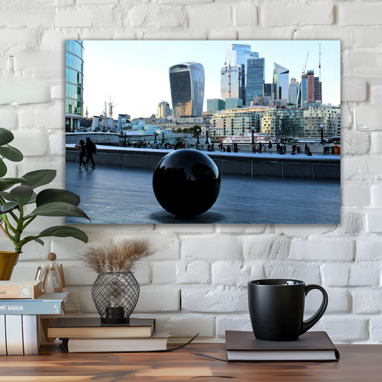 Canvas Art. Cityscapes & Landmarks. London Skyscrapers. The Cheese Grater  & The Walkie Talkie. London. England.