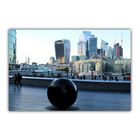 Canvas Art. Cityscapes & Landmarks. London Skyscrapers. The Cheese Grater  & The Walkie Talkie. London. England.