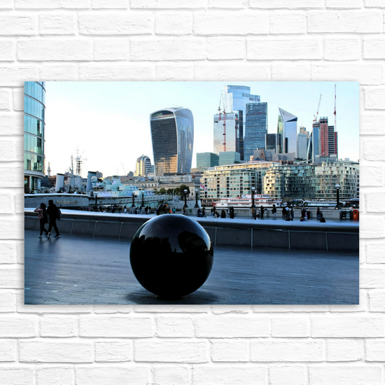 Canvas Art. Cityscapes & Landmarks. London Skyscrapers. The Cheese Grater  & The Walkie Talkie. London. England.