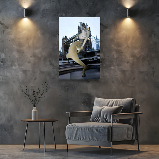 Canvas Art. Cityscapes & Landmarks. Tower Bridge. The Shard. London. England.