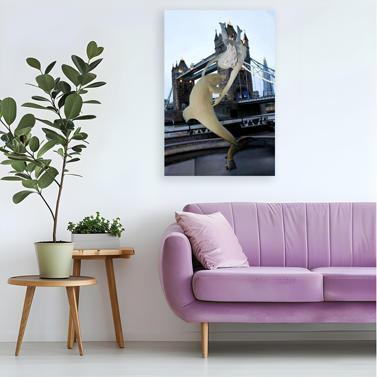 Canvas Art. Cityscapes & Landmarks. Tower Bridge. The Shard. London. England.