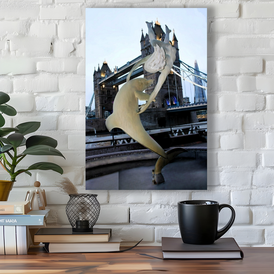 Canvas Art. Cityscapes & Landmarks. Tower Bridge. The Shard. London. England.