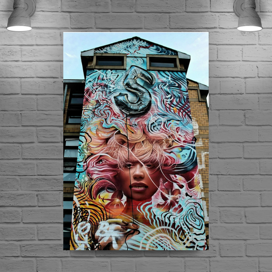 Canvas Art. Cityscapes & Landscapes. Brick Lane. Shoreditch. London. England.