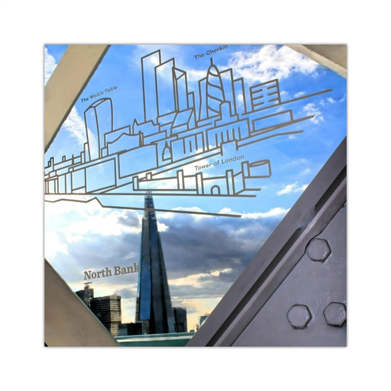 Canvas Art. Cityscapes & Landmarks. Tower Bridge Glass Floor. The Shard. London. England.