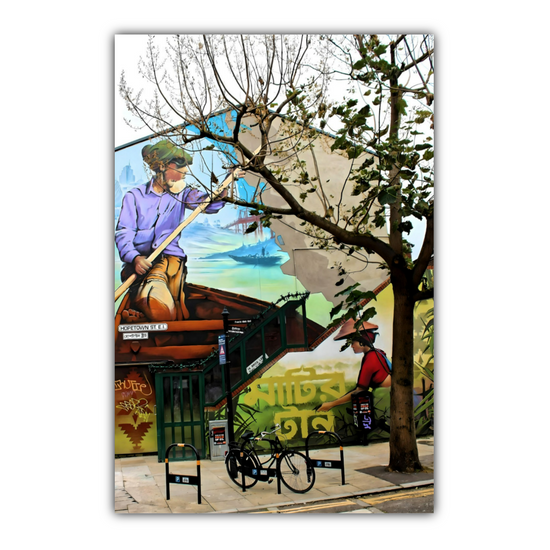 Canvas Art. Cityscapes & Landmarks. Brick Lane. Shoreditch. London. England.