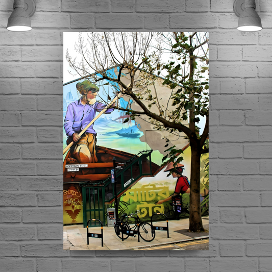 Canvas Art. Cityscapes & Landmarks. Brick Lane. Shoreditch. London. England.