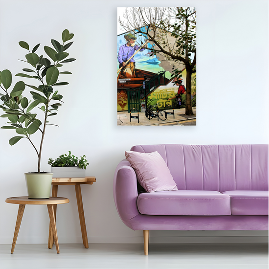 Canvas Art. Cityscapes & Landmarks. Brick Lane. Shoreditch. London. England.