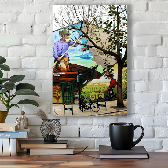 Canvas Art. Cityscapes & Landmarks. Brick Lane. Shoreditch. London. England.