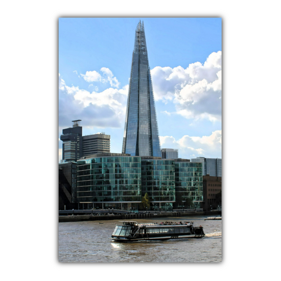 Canvas Art. Cityscapes & Landmarks. The Shard. River Thames. London.  England.