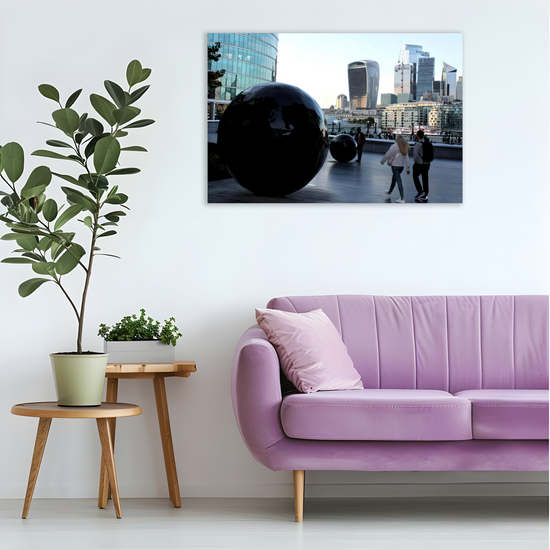 Canvas Art. Cityscapes & Landscapes. London Skyscrapers. The Cheese Grater  & The Walkie Talkie. London. England.