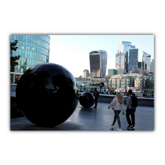 Canvas Art. Cityscapes & Landscapes. London Skyscrapers. The Cheese Grater  & The Walkie Talkie. London. England.