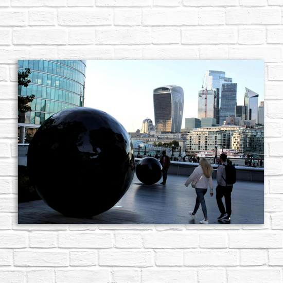 Canvas Art. Cityscapes & Landscapes. London Skyscrapers. The Cheese Grater  & The Walkie Talkie. London. England.