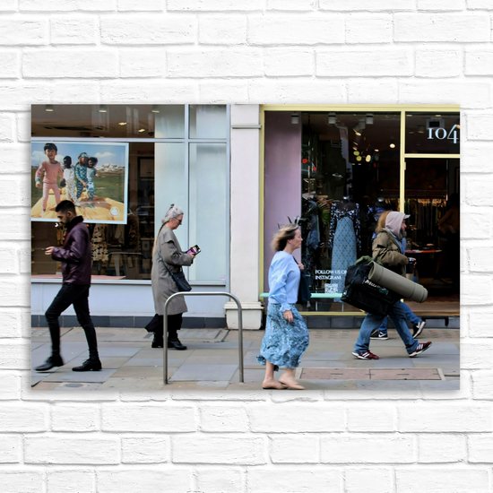 Canvas Art. Cityscapes & Landscapes. Kings Road. Chelsea. London. England.