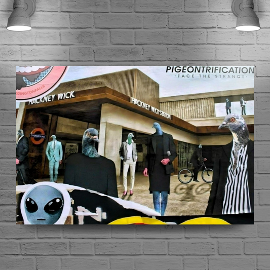 Canvas Art. Cityscapes & Landmarks. Hackney Wick. London. England.