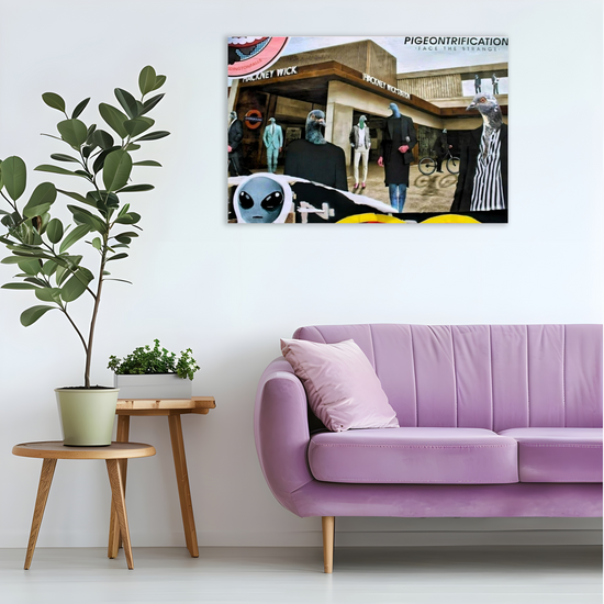 Giclée Mounted Wall Art Prints. Hackney Wick. London. England.