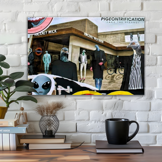 Giclée Mounted Wall Art Prints. Hackney Wick. London. England.