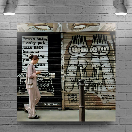 Canvas Art. Cityscapes & Landmarks. Brick Lane. Shoreditch. London. England.