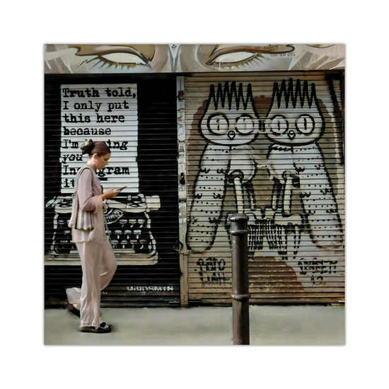 Giclée Mounted Wall Art Prints. Brick Lane. Shoreditch. London. England.