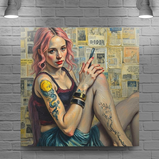 Canvas Art. Funky Art Portraits.